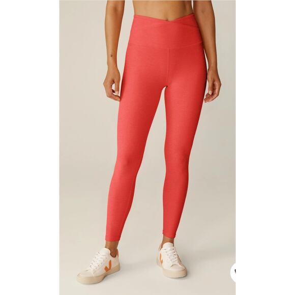 Beyond Yoga Spacedye At Your Leisure High Waisted Midi Legging in Pink // XS - Picture 1 of 11